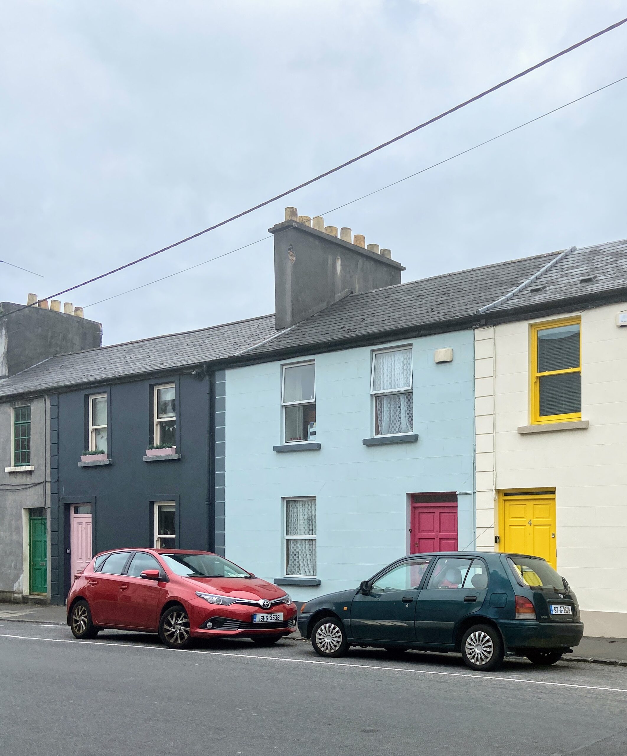 Two cars in Ireland