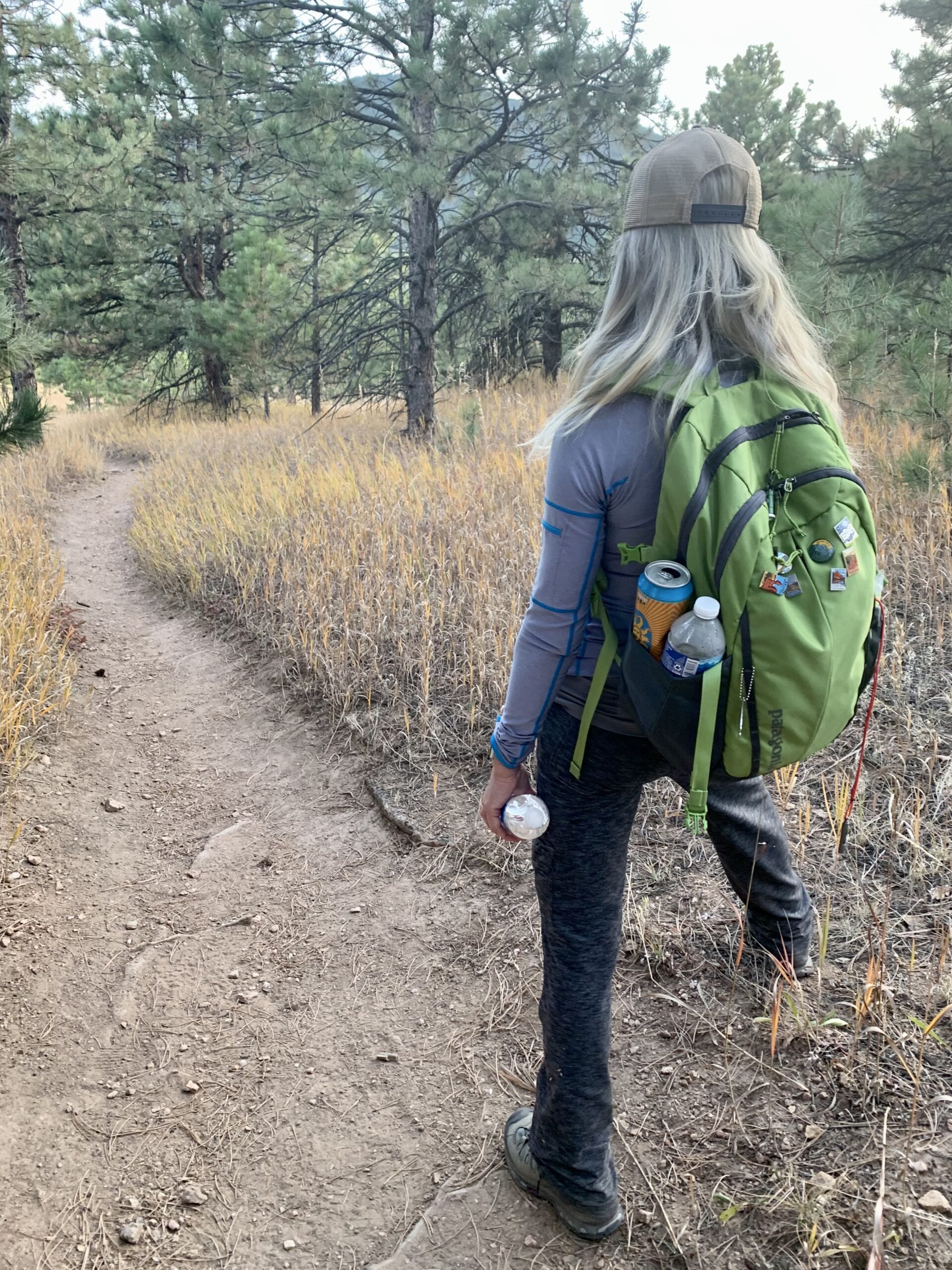 Julianne wearing her Salomon hiking boots in Colorado