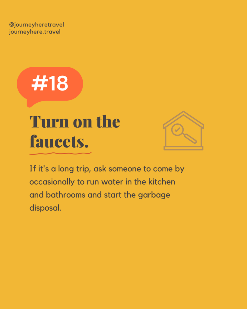 19 Simple Steps to Prep Your House for a Vacation JourneyHere.Travel