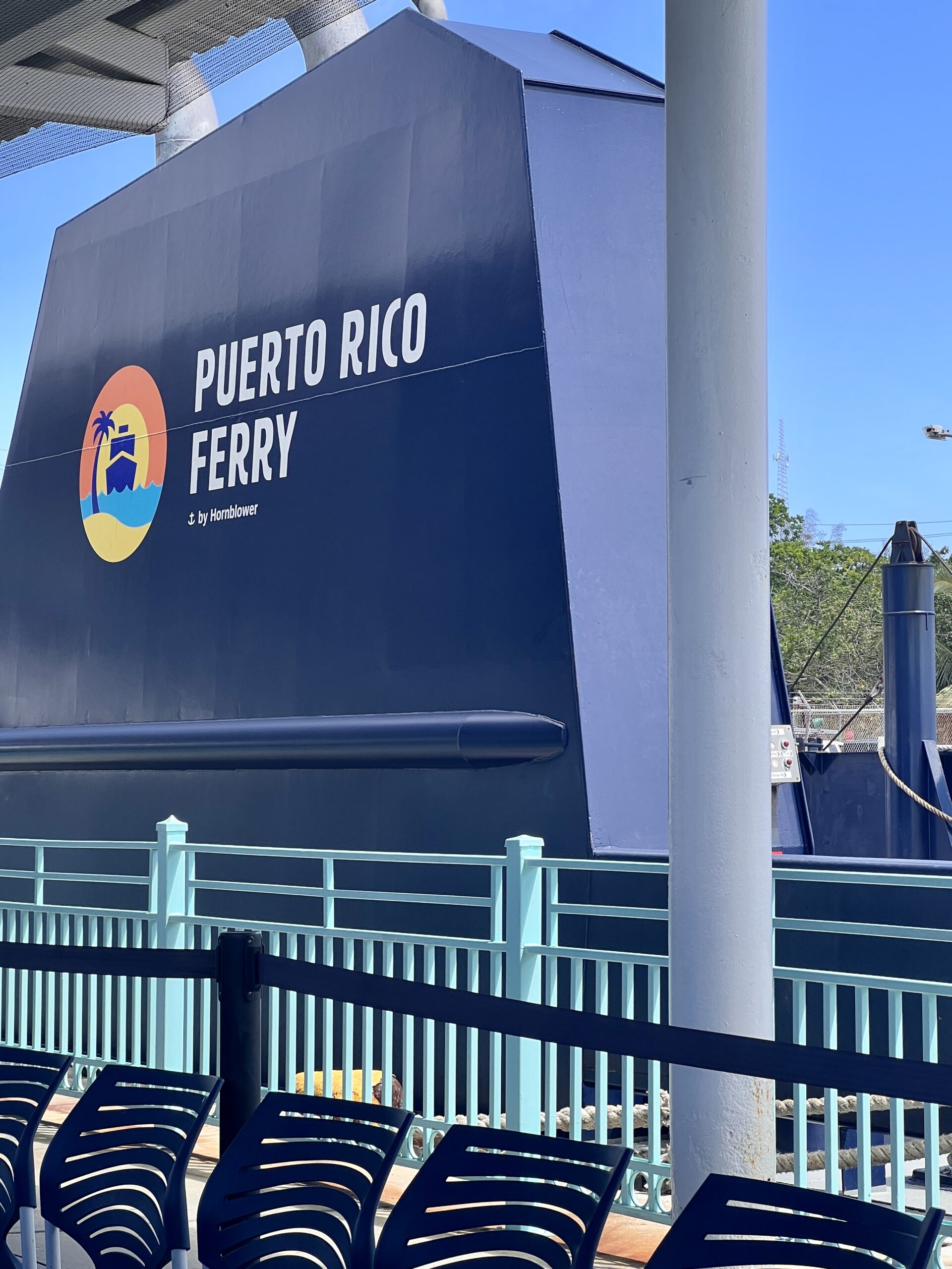 Taking the ferry in Puerto Rico